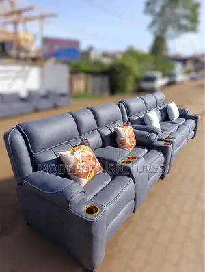5 Seater Semi-recliner Sofa