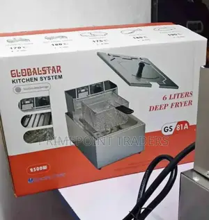 Single Deep Fryer (Globalstar) 6 Litres; Brand New