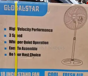 Standing Fan 18" Global Star- Black