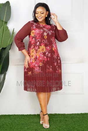 Classy Chiffon Pregnant Friendly Dress
