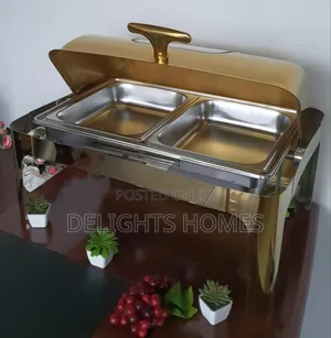 Heavy Gauge Golden Stainless Steel Chaffing Dish.Pa
