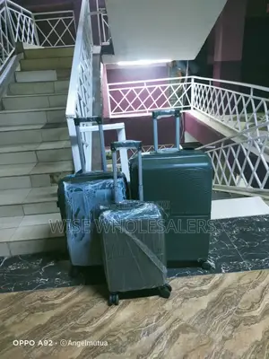 *🕸Unbreakable Rubber Suitcase  Pp 3-in-1 Suitcase Set*