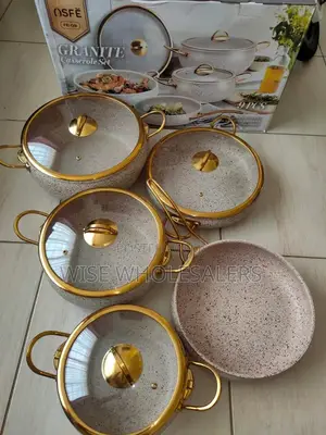 👆👆*9pcs Granite Coating Kitchen Cookware Set*