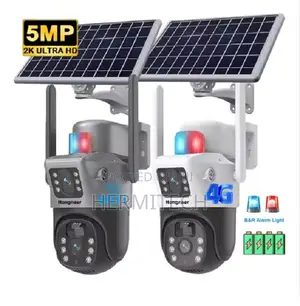 V380 Pro Solar Powered Surveillance Security PTZ CCTV
