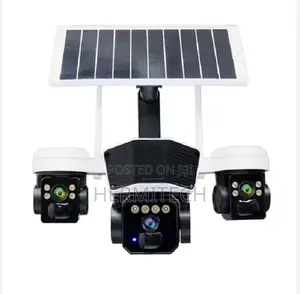 V380 Pro 4g Three Lens 6mp Ip PTZ Solar CCTV
