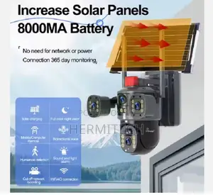V380 Solar CCTV Security Camera 8mp 4g