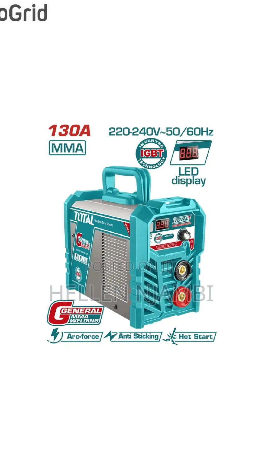 Total 130amps Inverter Welding Machine