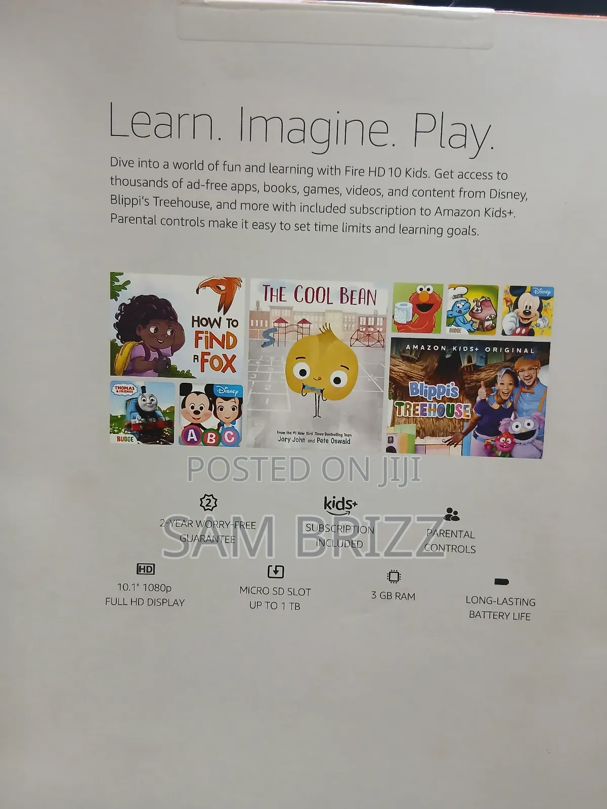New Amazon Fire HD 10 32 GB Blue