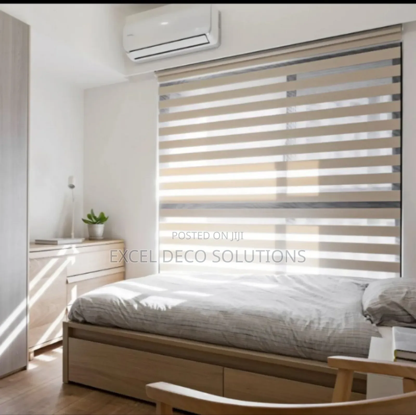 Classic White Zebra Roller Blinds