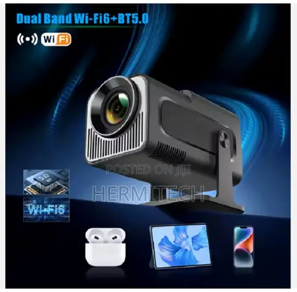 Support 720p Android 11 Projector 300ansi Hy320