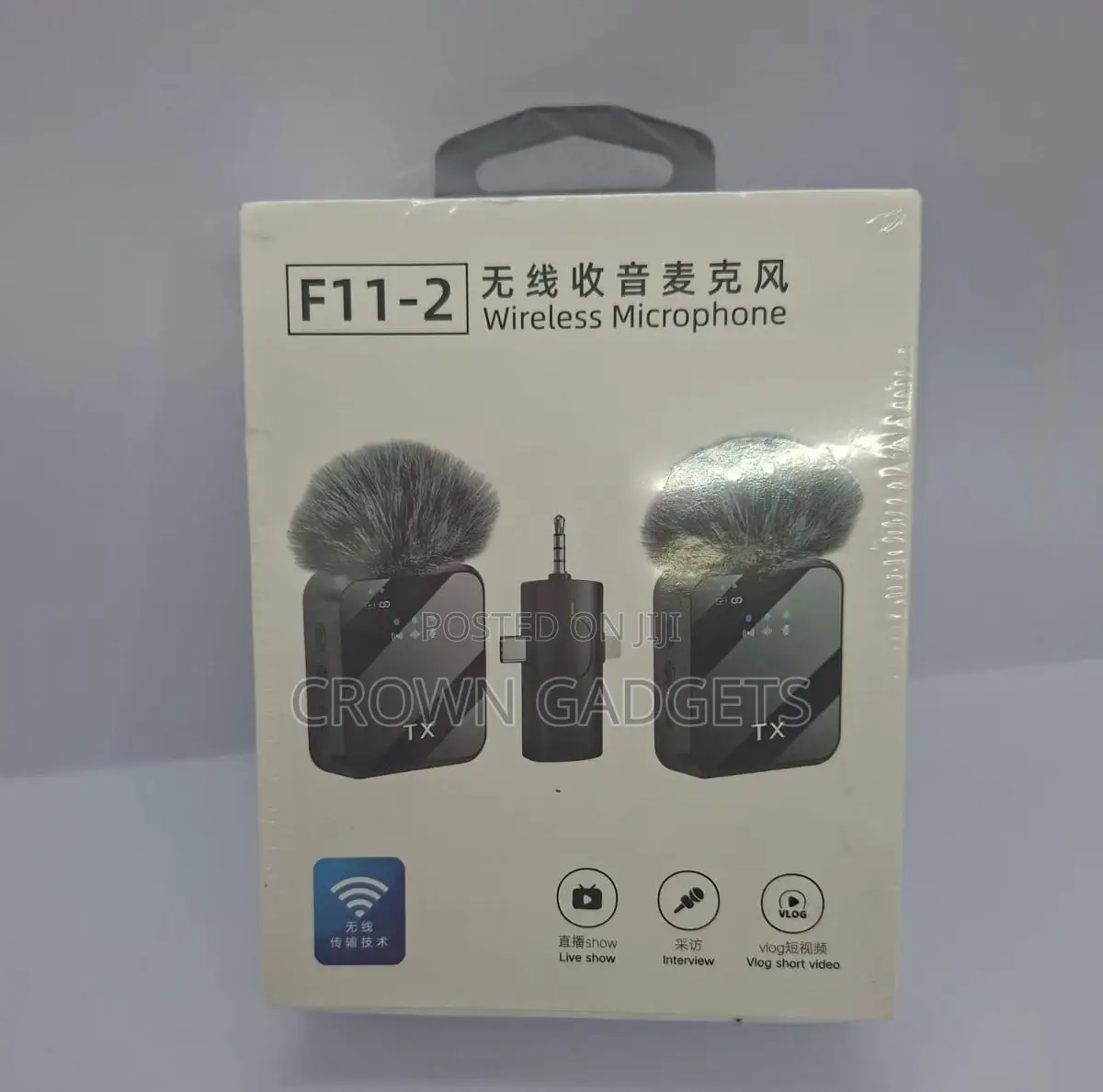 F11-2 Dual Wireless Microphones – Type-C + Ios Support