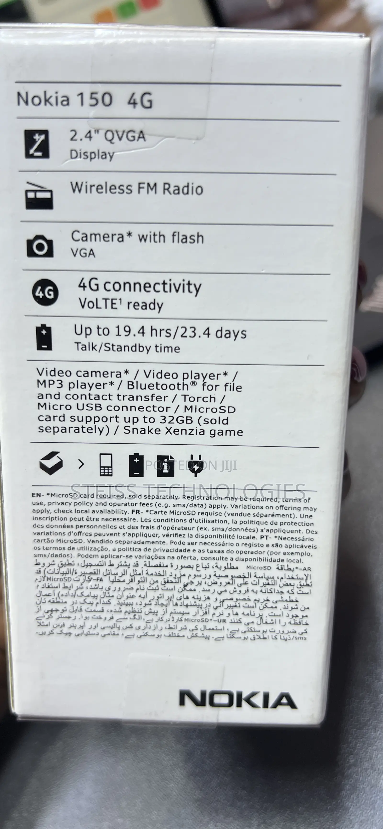 New Nokia 150 Black