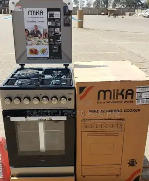 Silver Body 3+1 Mika Gas Cooker/ 50 by 60