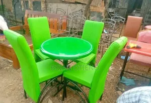 Table Blue/ Restaurant Chairs Blue for Offer