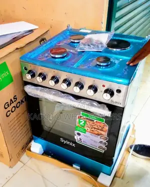 Syinix Gas Cooker 60 by 60 With Jet Valve