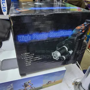 High Power Headlamp – Dual Light Source, Rechargeable