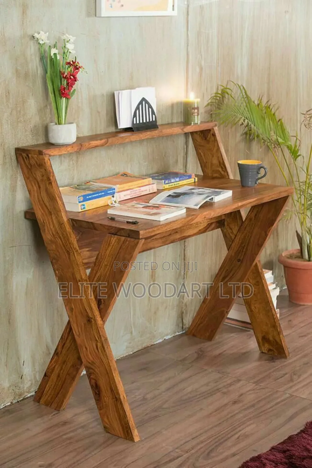Elegant X-Leg Study Desk/Table