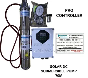 70m Head Dc Solar Submersible Water Pump / Solar Well Pump