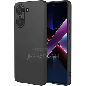 Liquid Silicone Case for Xiaomi Poco X7 Pro 5g: Black