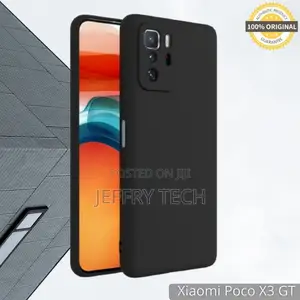 Case Xiaomi Poco X3 Gt Cover Liquid Silicone Case Black