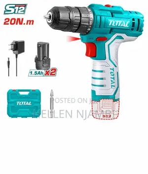 S12 Total 12v 20nm Cordless Drill (1.5ah×2)