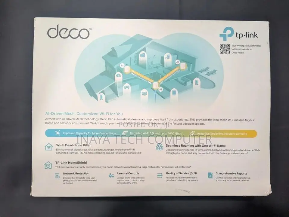 Tp-Link Deco X20-3 Whole Home Mesh || Tp-Link Deco X20-3