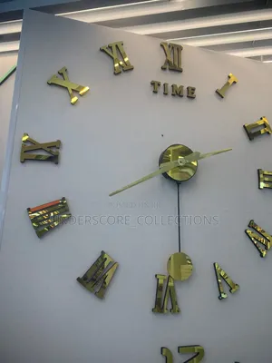 Acrylic 3d Clock