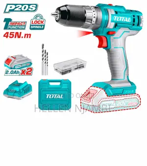 Total 45nm Lithium-Ion Cordless Impact Drill (20v)