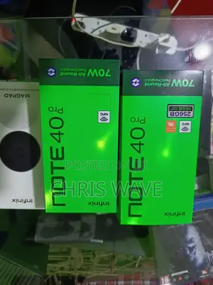 New Infinix Note 40 Pro 256 GB Gold