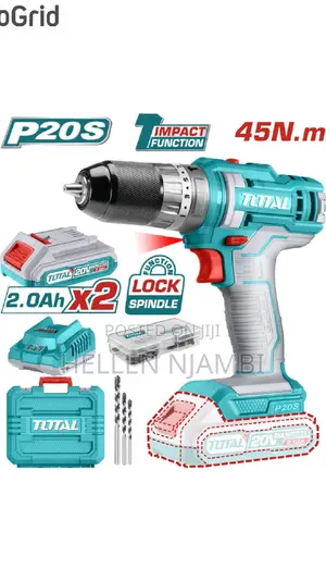 Total 20v Lithium-Ion Cordless Impact Drill