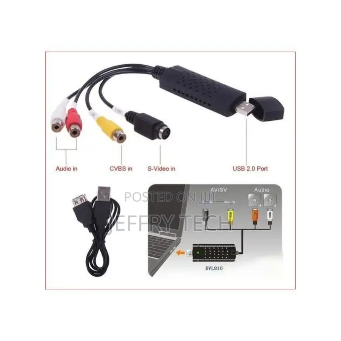 Easycap Audio / Video Capture Easiercapture ,Audio Video Cap