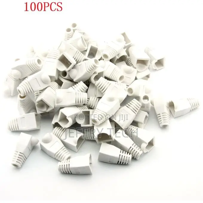 100 Connector Cover Plug / Pleug Rj45 Lan Ethernet Network C