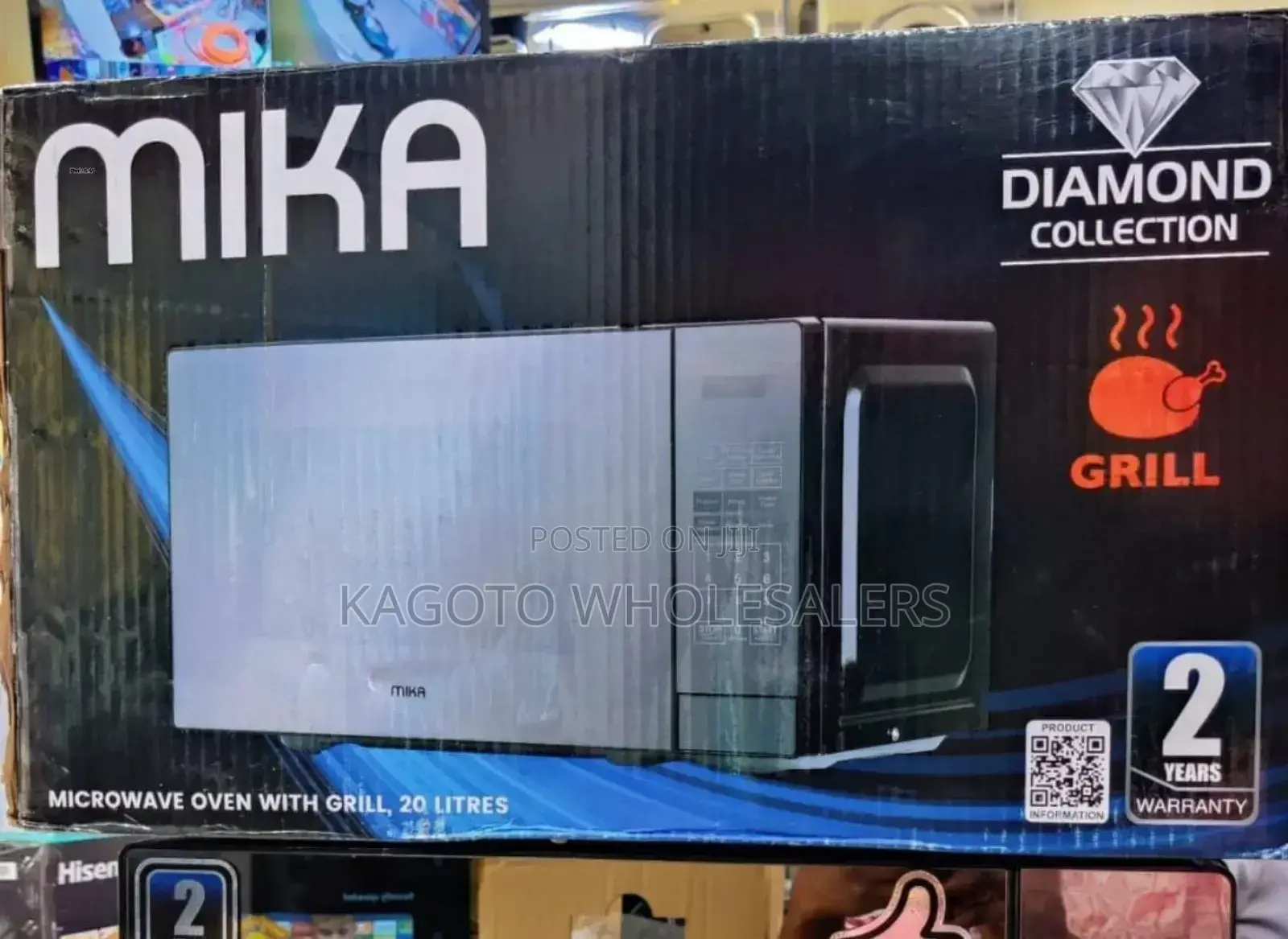 Mika 20l Digital Microwave With Grill Mw20