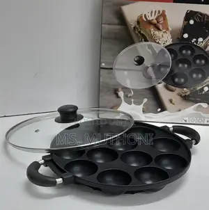 Happy Cook 12holes Non Stick Round Vitumbua Pan