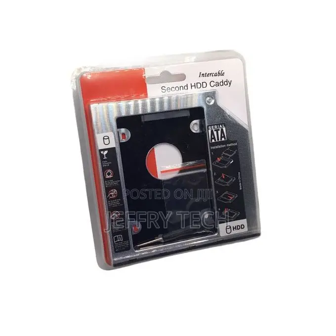 2.5" Second HDD Caddy, Sata to Sata Hard Drive, 9.5mm Cd/DVD