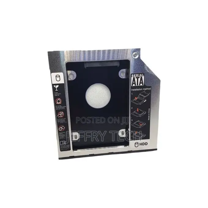 2.5" Second HDD Caddy, Sata to Sata Hard Drive, 9.5mm Cd/DVD