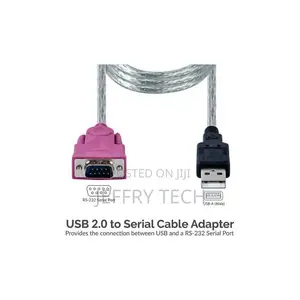 Usb to Rs232 Converter Cable, Db9 Serial