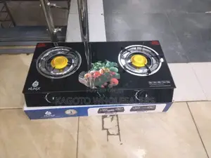 New Model Nunix 2 Burner Gas Cooker With Glass Top Cooker