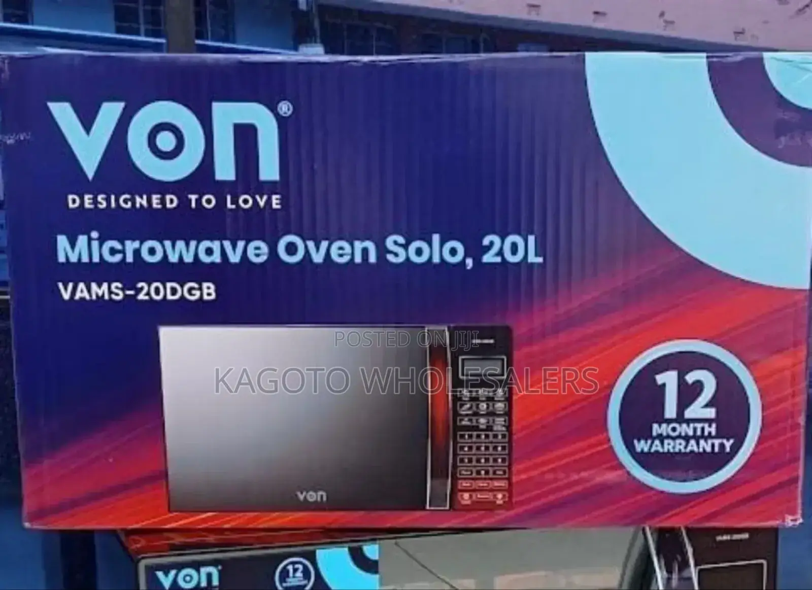 *Von Microwave 20l Digital 20dgb *