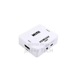 Mini Hd Video Converter Adapter Hdmi to Av 1080p