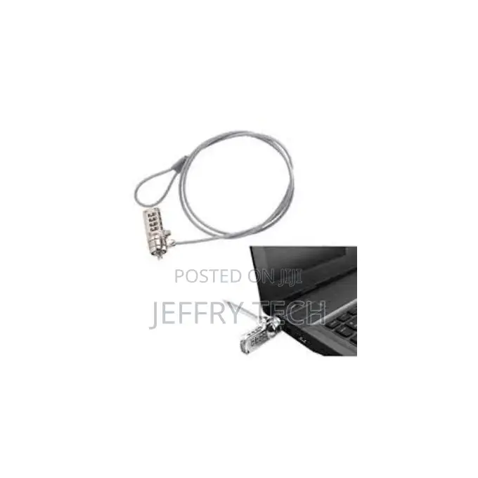 Laptop Security Cable With Combination Code Lock