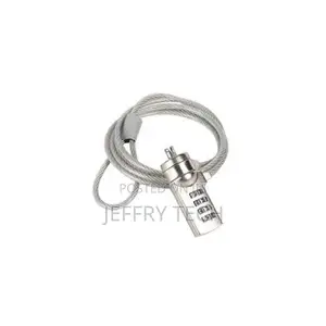 Laptop Security Cable With Combination Code Lock