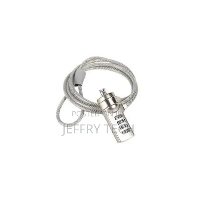 Laptop Security Cable With Combination Code Lock