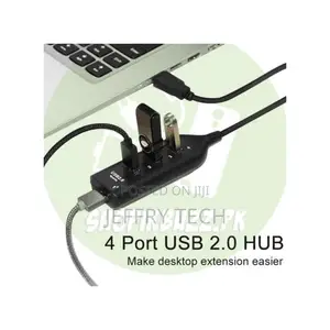 Usb Hub 2.0 Hi-Speed, 4-Port High-Speed Usb Hub Adapter For
