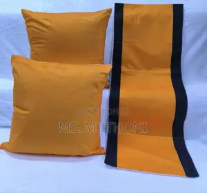 Decorative Bed Runners and Matching Cushions Set,