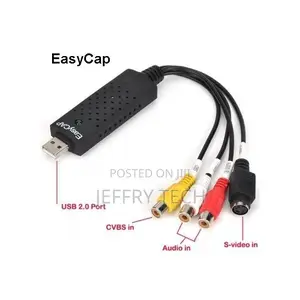 Easy Cap Convert VHS DVD to Digital Audio/Video Capture, Pc
