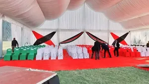 Set Up for Tents, Led Panels Screens Stage! Hire