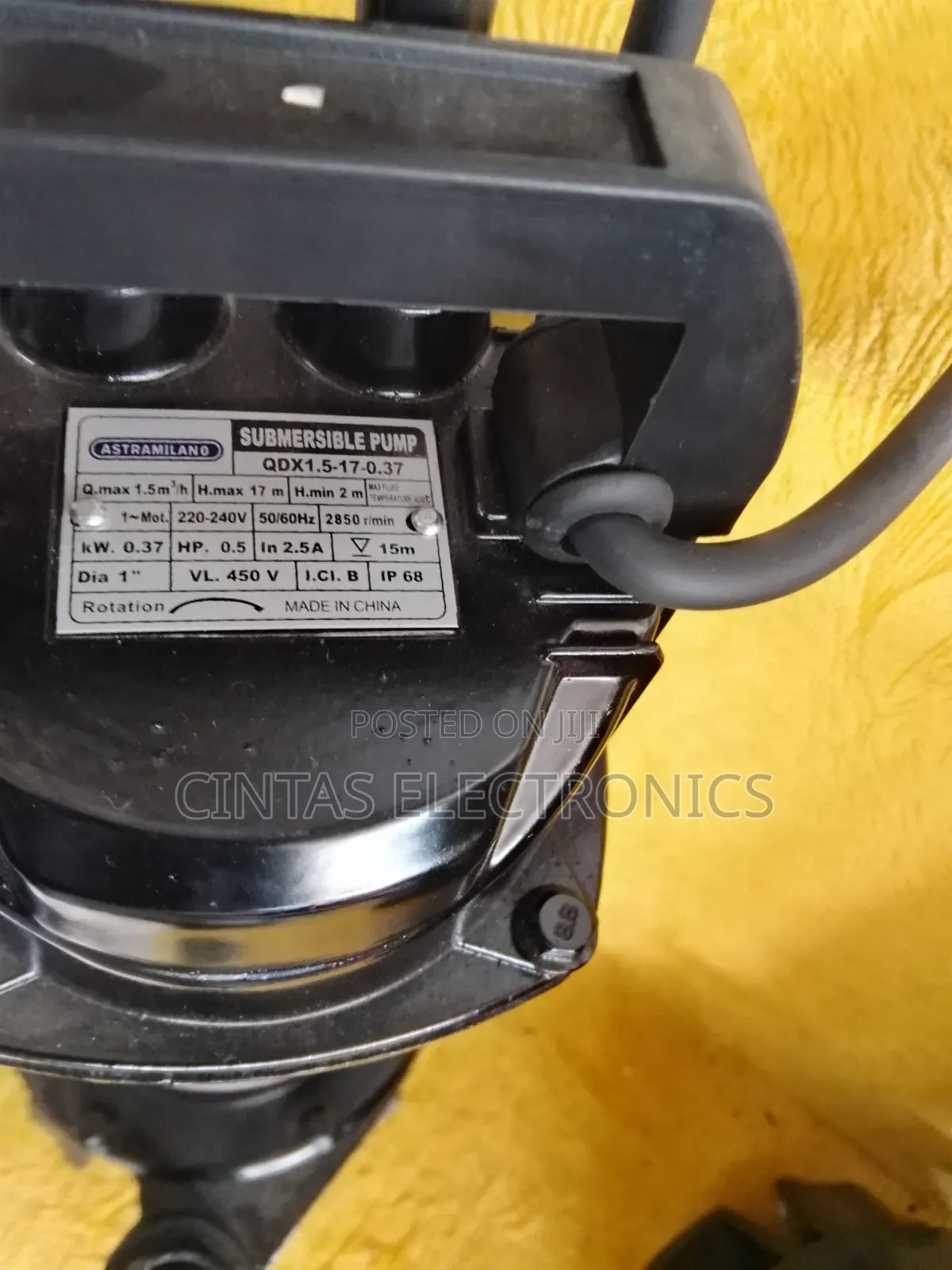 0.5hp Submersible Water Pump 3phase