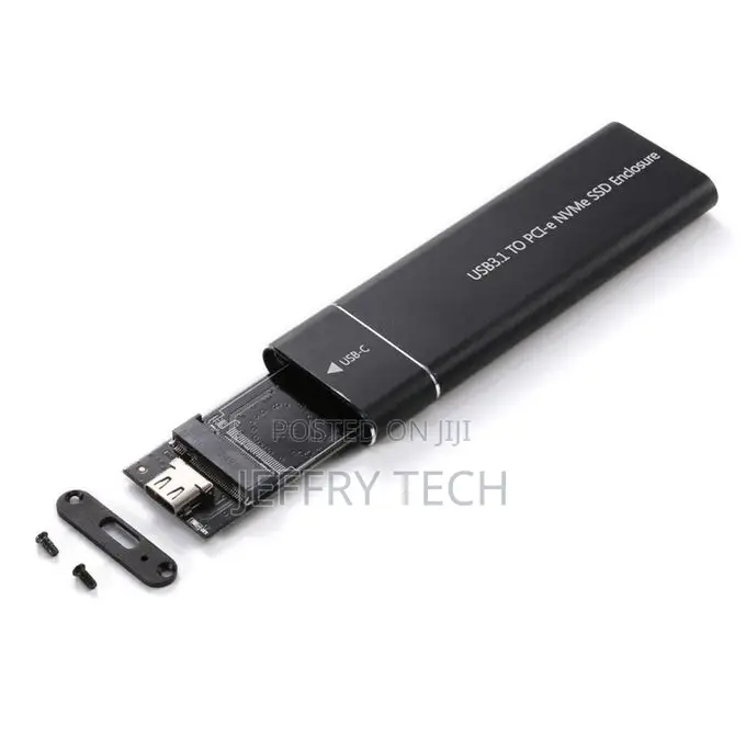 Usb 3.1 to M.2 Nvme SSD E, M-Key to Type C Case for Nvme SSD