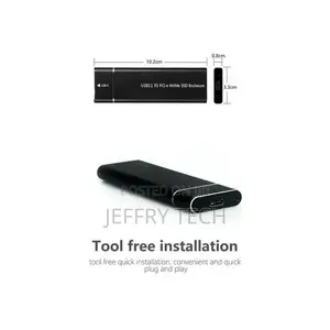 M.2 Nvme SSD Enclosure to Usb 3.1 Type-C 10gbps Speed